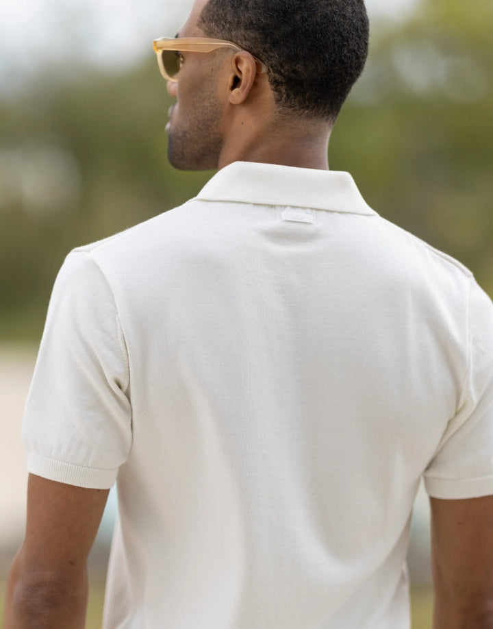 CAMISEIRO TRICOT ESTRUTURA ESPINHA BRANCO ZOLF