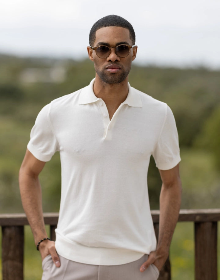 POLO TRICOR MALHA FINA BRANCO ZOLF