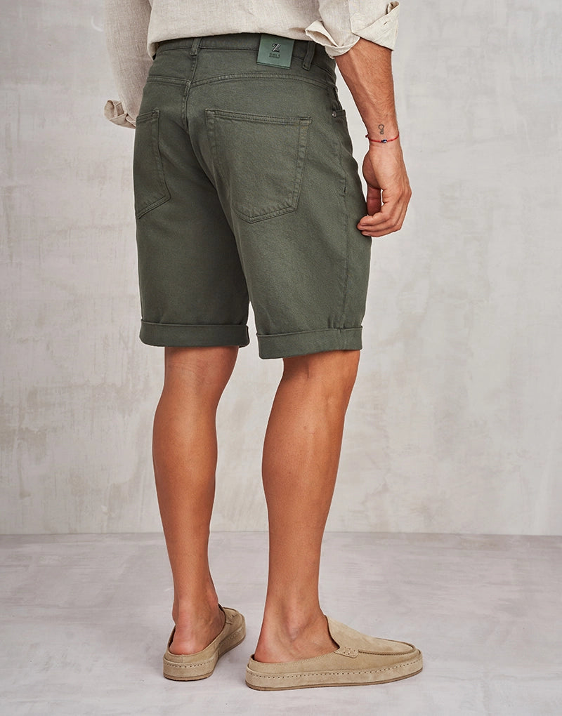 CALÇÕES SARJA RINGUE VERDE MILITAR ZOLF