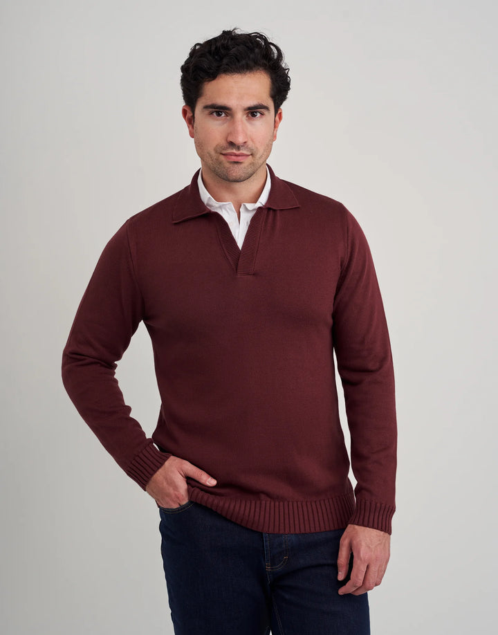 POLO TRICOT DECOTE V BORGONHA ZOLF
