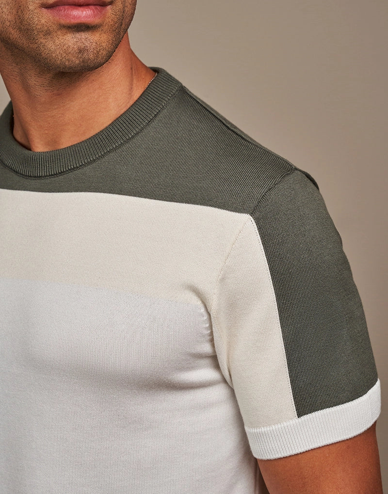 T-SHIRT TRICOT TRICOLOR MILITAR ZOLF