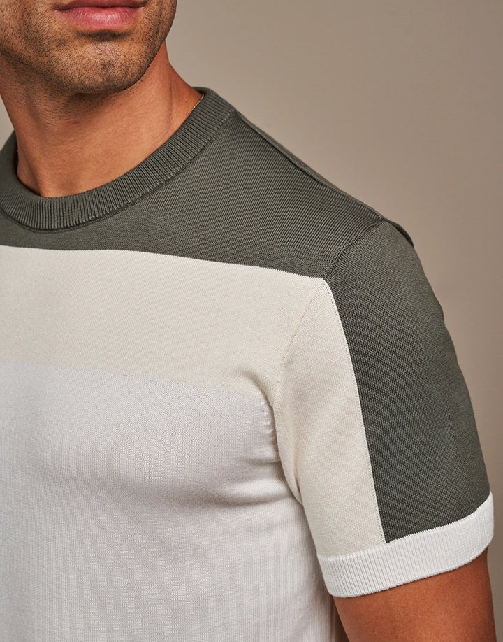 T-SHIRT TRICOT TRICOLOR MILITAR ZOLF