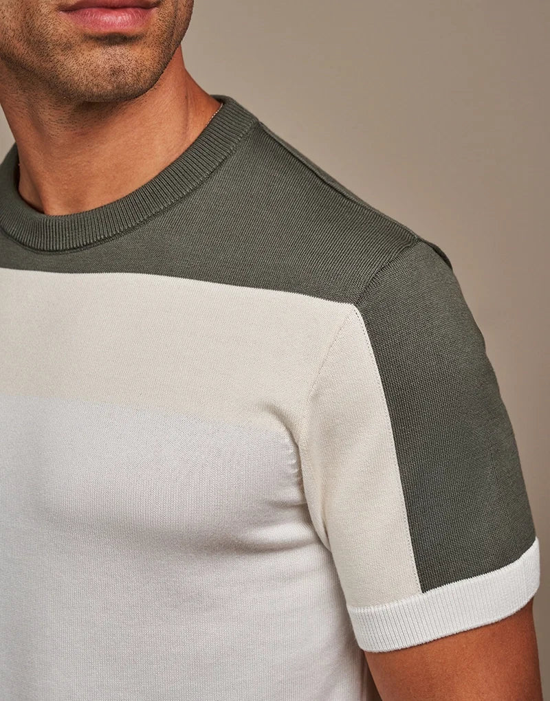 T-SHIRT TRICOT TRICOLOR MILITAR ZOLF