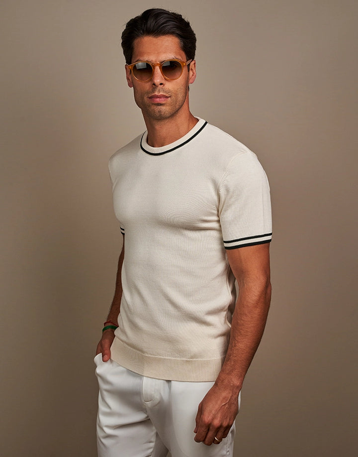 T-SHIRT TRICOT BICOLOR CRU ZOLF
