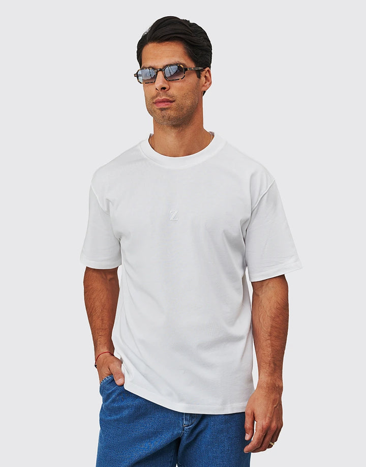 T-SHIRT OVERSIZE Z BRANCA ZOLF