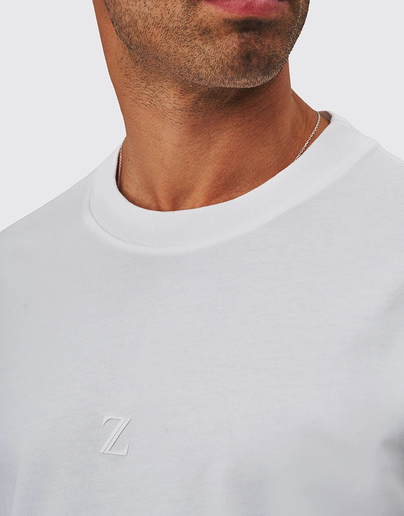 T-SHIRT OVERSIZE Z BRANCA ZOLF