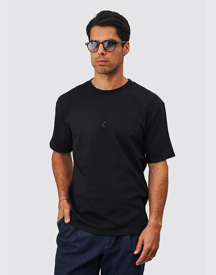 T-SHIRT OVERSIZE Z PRETA ZOLF