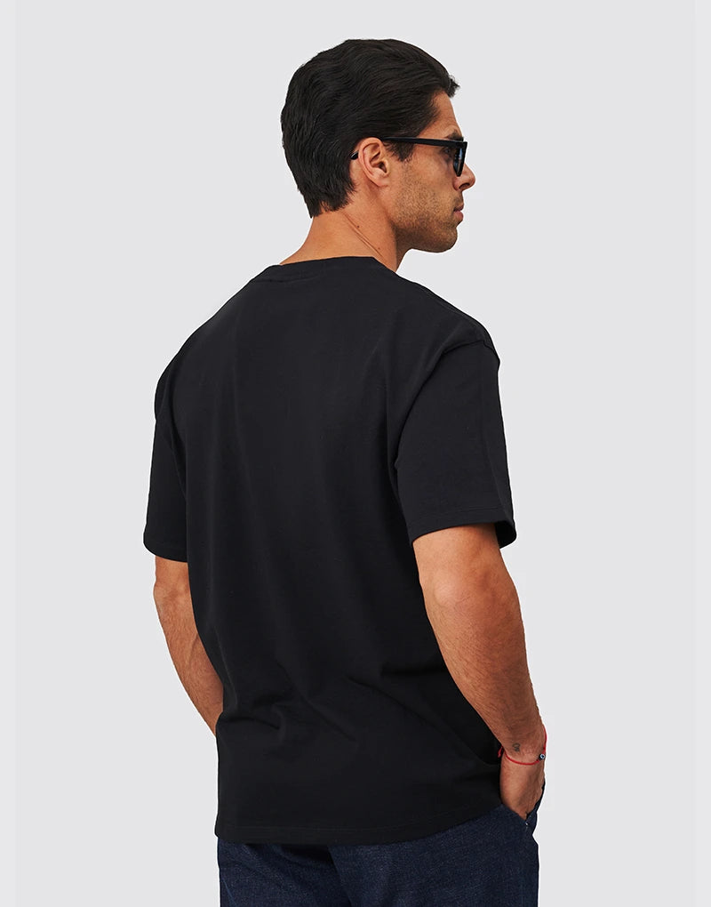 T-SHIRT OVERSIZE Z PRETA ZOLF