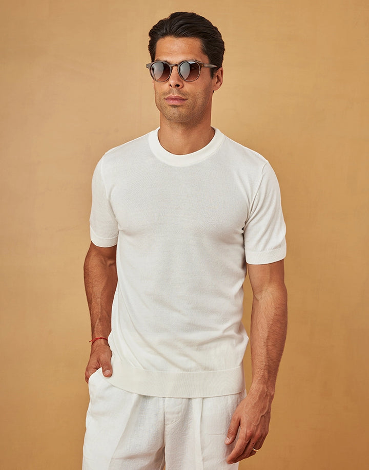 T-SHIRT TRICOT LISA BRANCA ZOLF