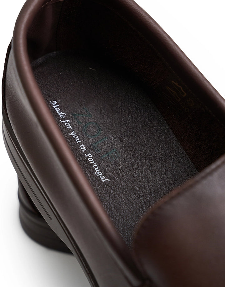LOAFER DE PELE CASTANHO ZOLF