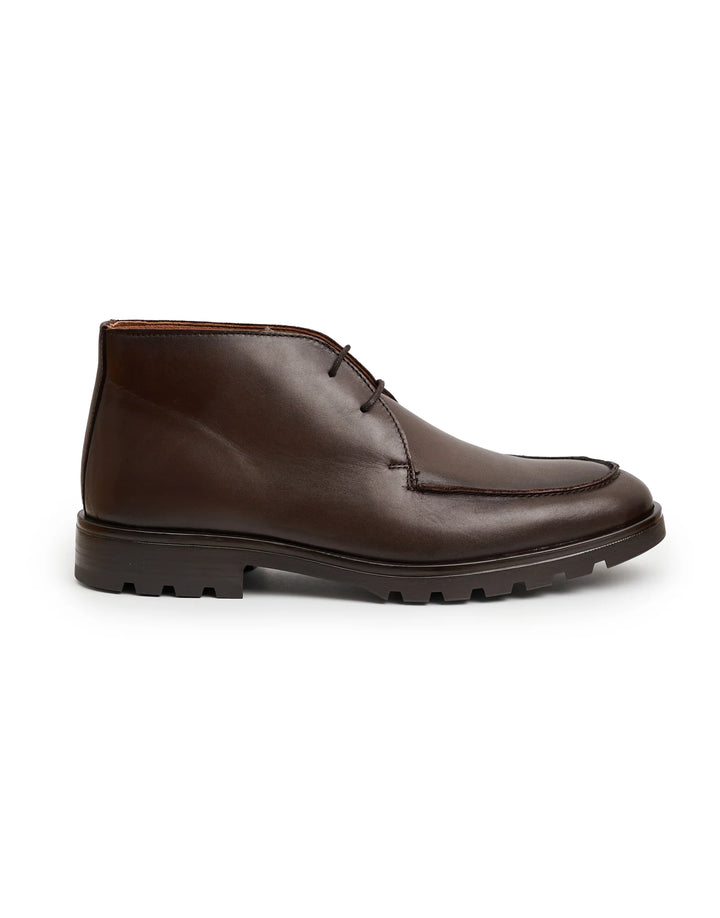BOTA DE PELE COM CORDÃO CASTANHA ZOLF