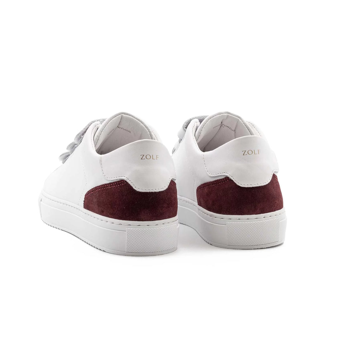 SAPATILHAS VELCRO DETALHES BORDEAUX ZOLF