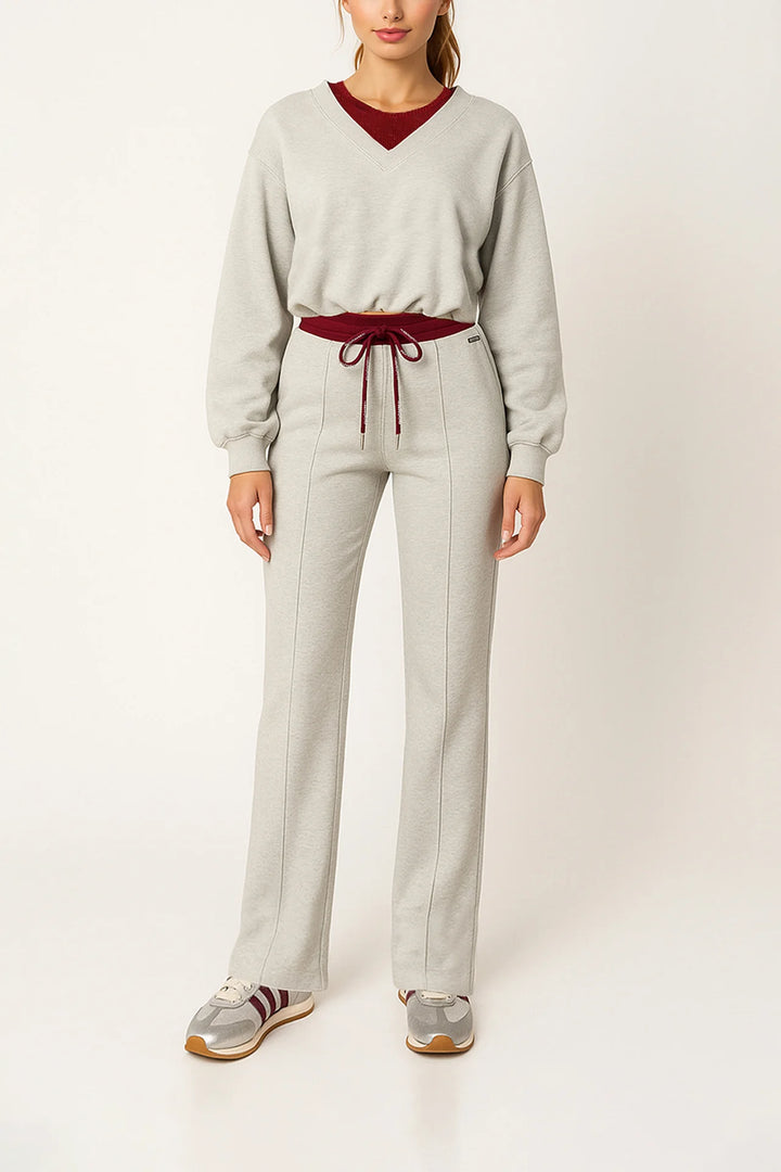 CAMISOLA CINZENTA DECOTE V SAHOCO