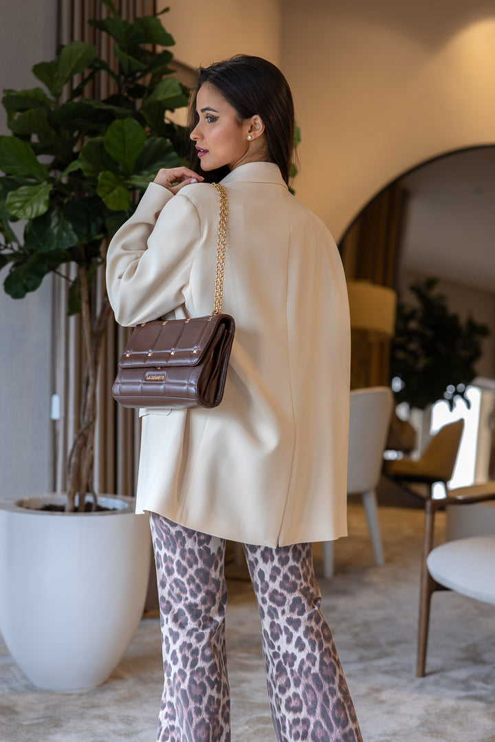BLAZER OVERSIZE BEGE ANIYE BY