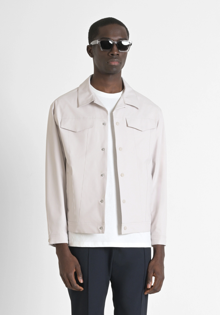 CASACO PAPIRO REGULAR FIT COM LOGO DE METAL ANTONY MORATO