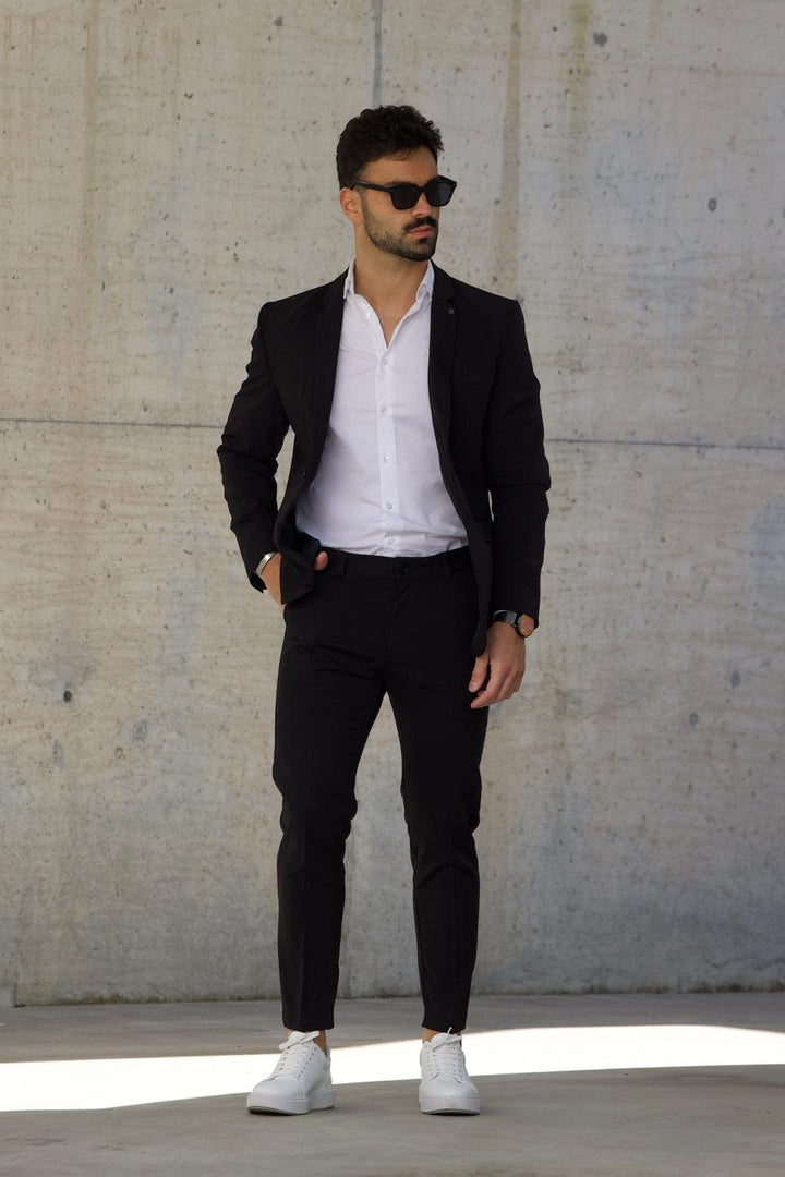 FATO SLIM FIT PRETO IC WEAR