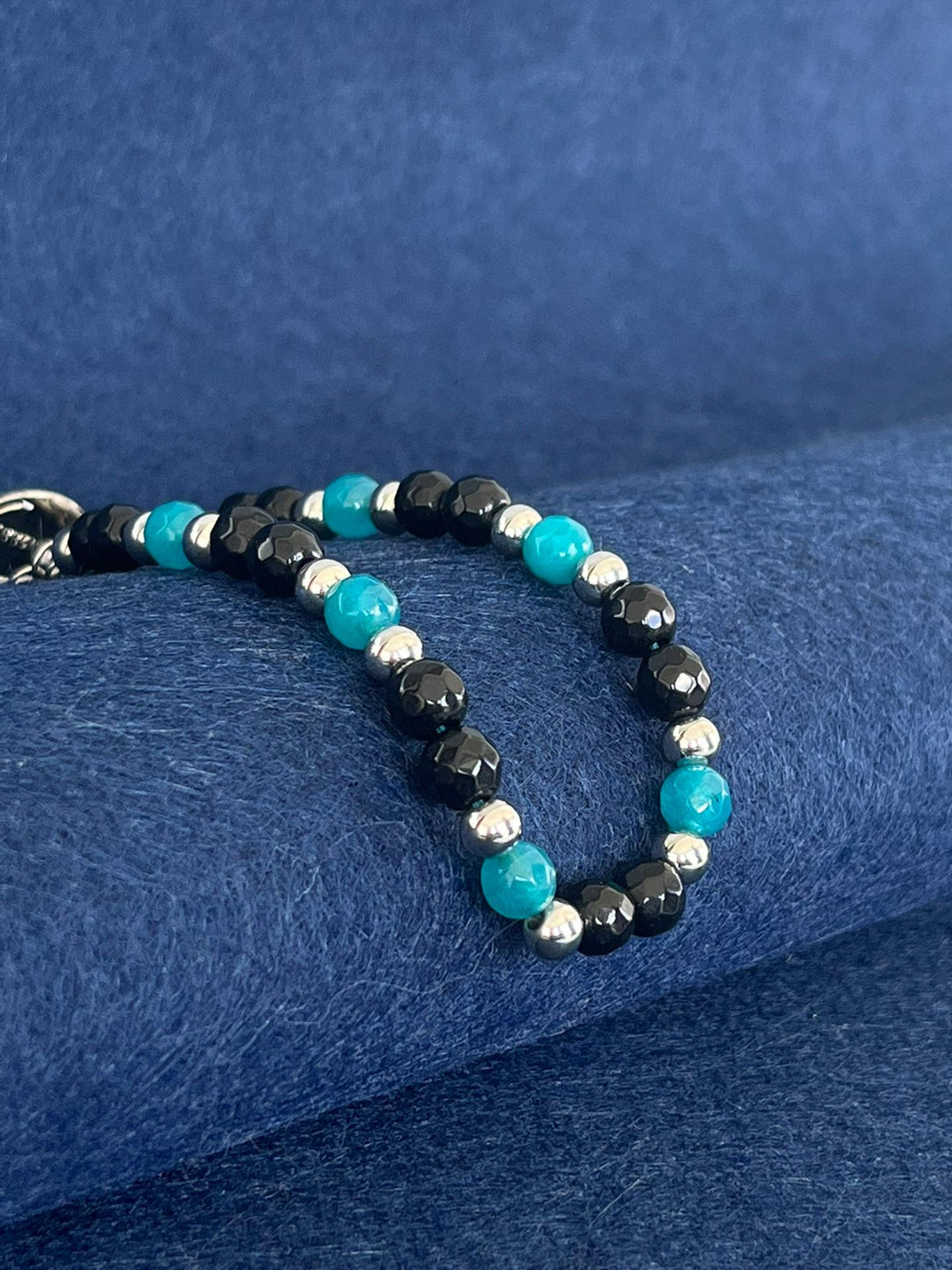 PULSEIRA PEDRASVIBRATIONSLIGHTBLUE PONTO CHIC