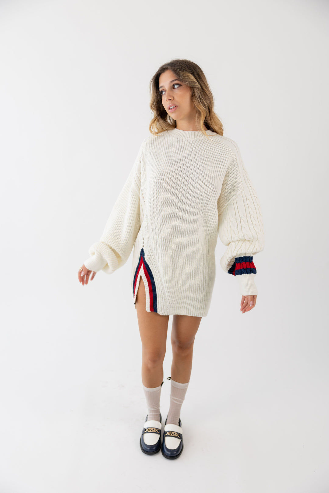 CAMISOLA DE MALHA COM RACHA GAELLE PARIS