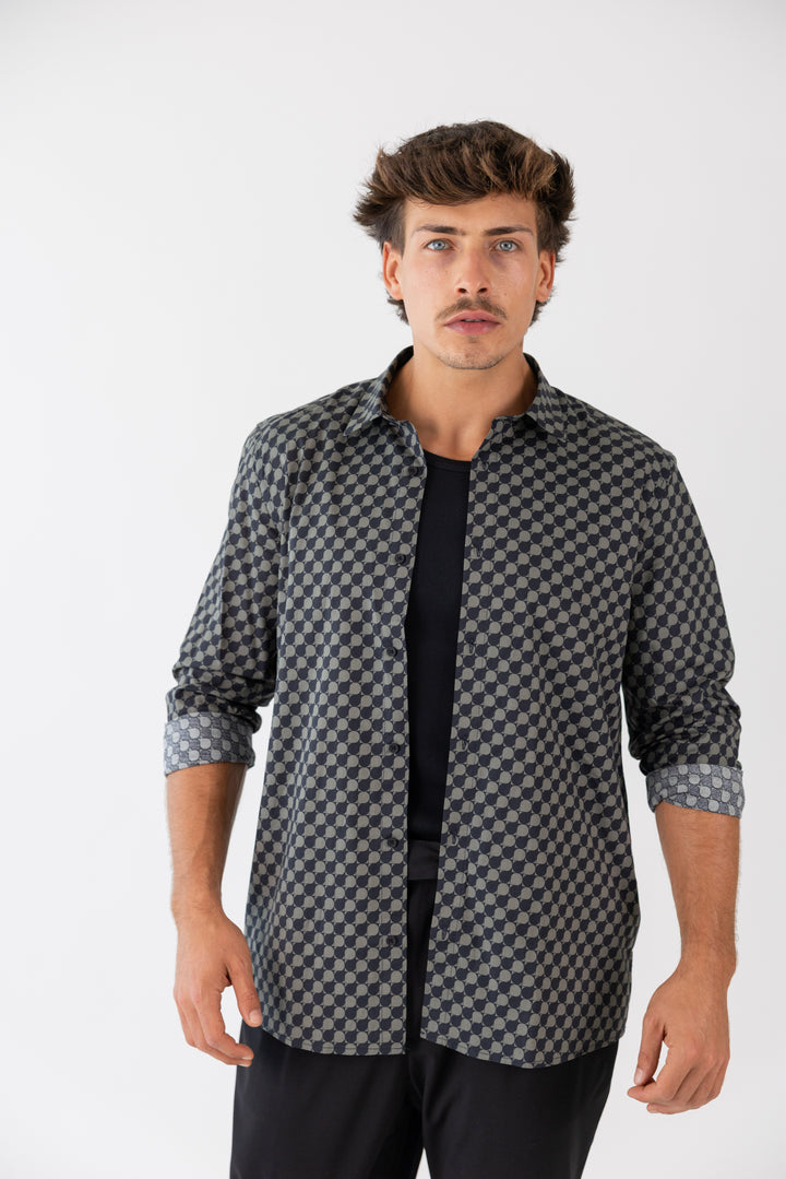 CAMISA ESTAMPADA KAKI ANTONY MORATO