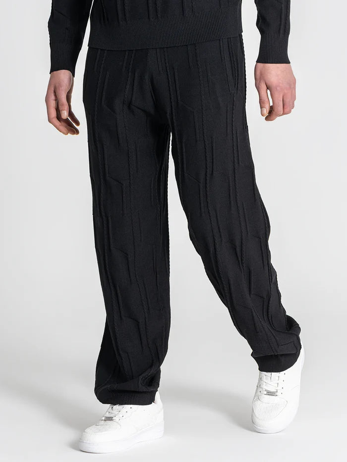CALÇA PRETA EM MALHA KNIT PONTO CHIC