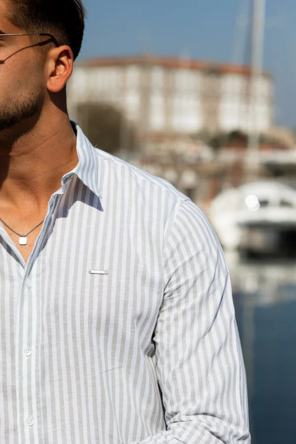 CAMISA DE RISCAS VERDE JOVITS