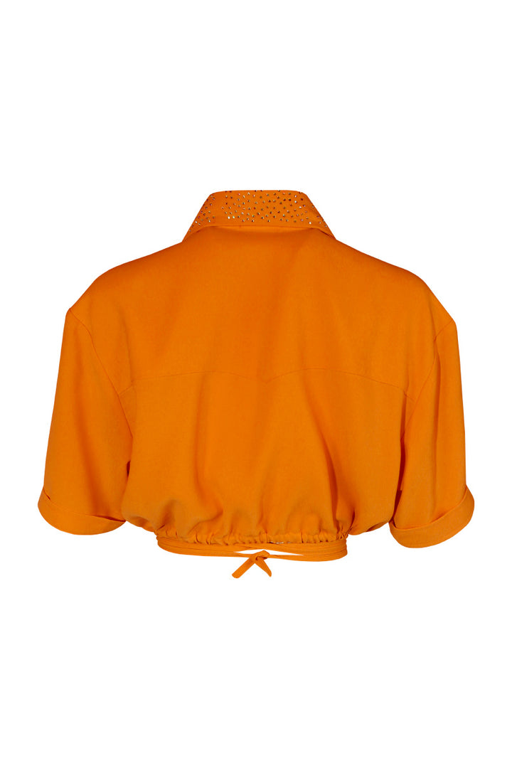 CAMISA CROPPED COM LAÇADA SAHOCO
