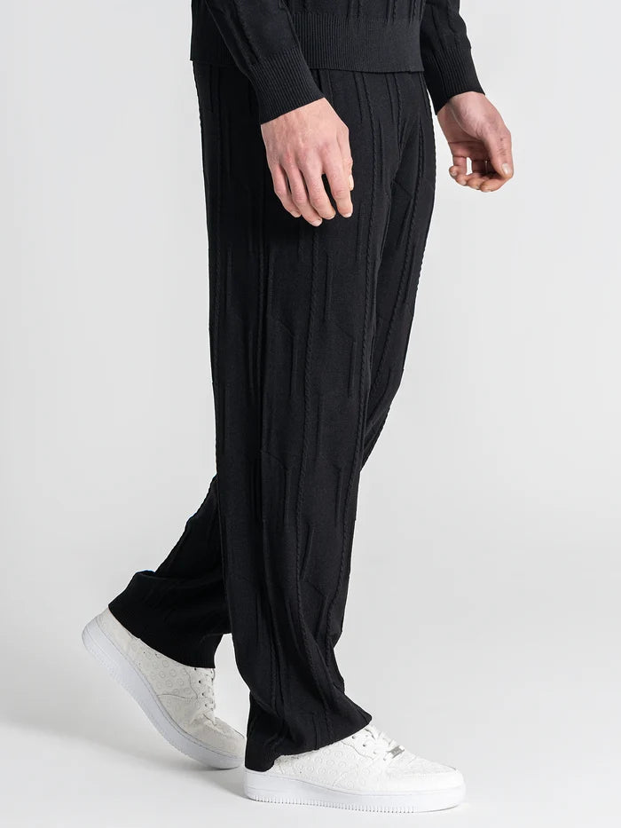 CALÇA PRETA EM MALHA KNIT PONTO CHIC