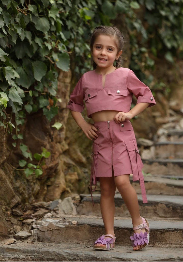 SAIA ROSA CARGO IMPERMEÁVEL MISS YOU KIDS