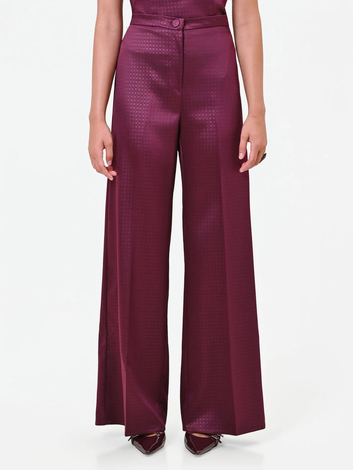 CALÇA BORDÔ TEXTURADA RINASCIMENTO