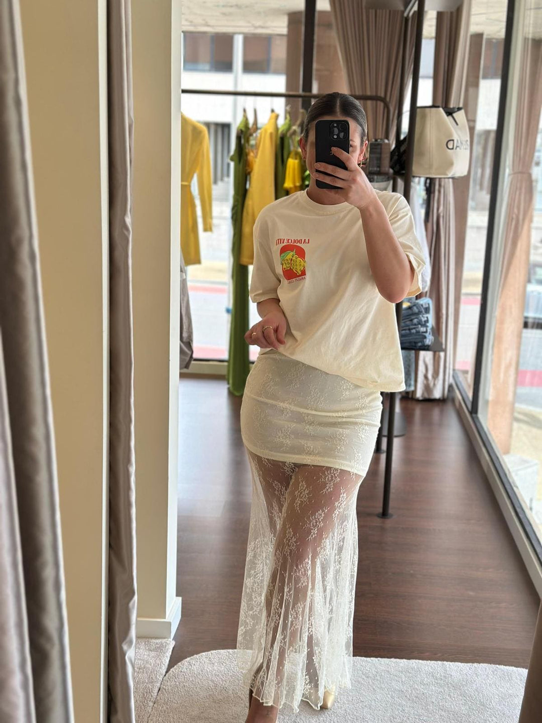 SAIA PÉROLA TRANSPARENTE PONTO CHIC