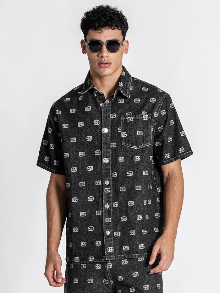 CAMISA CINZENTA GK DENIM PONTO CHIC