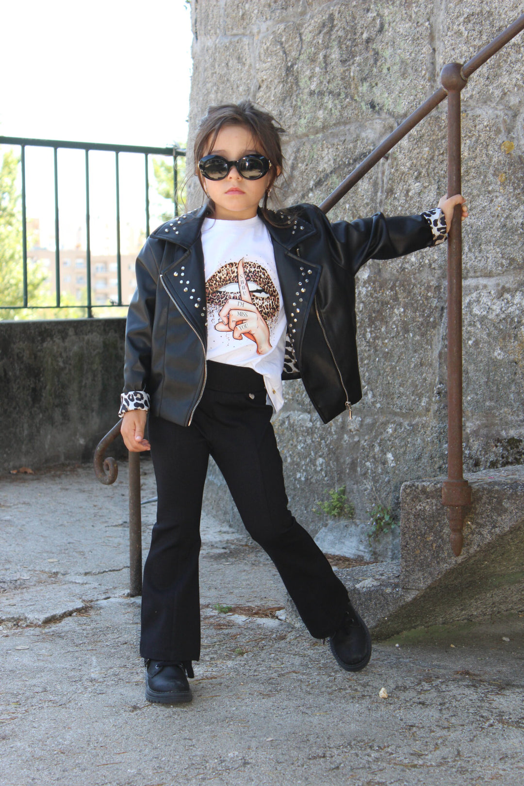 T-SHIRT BRANCA SHHU MISS YOU KIDS