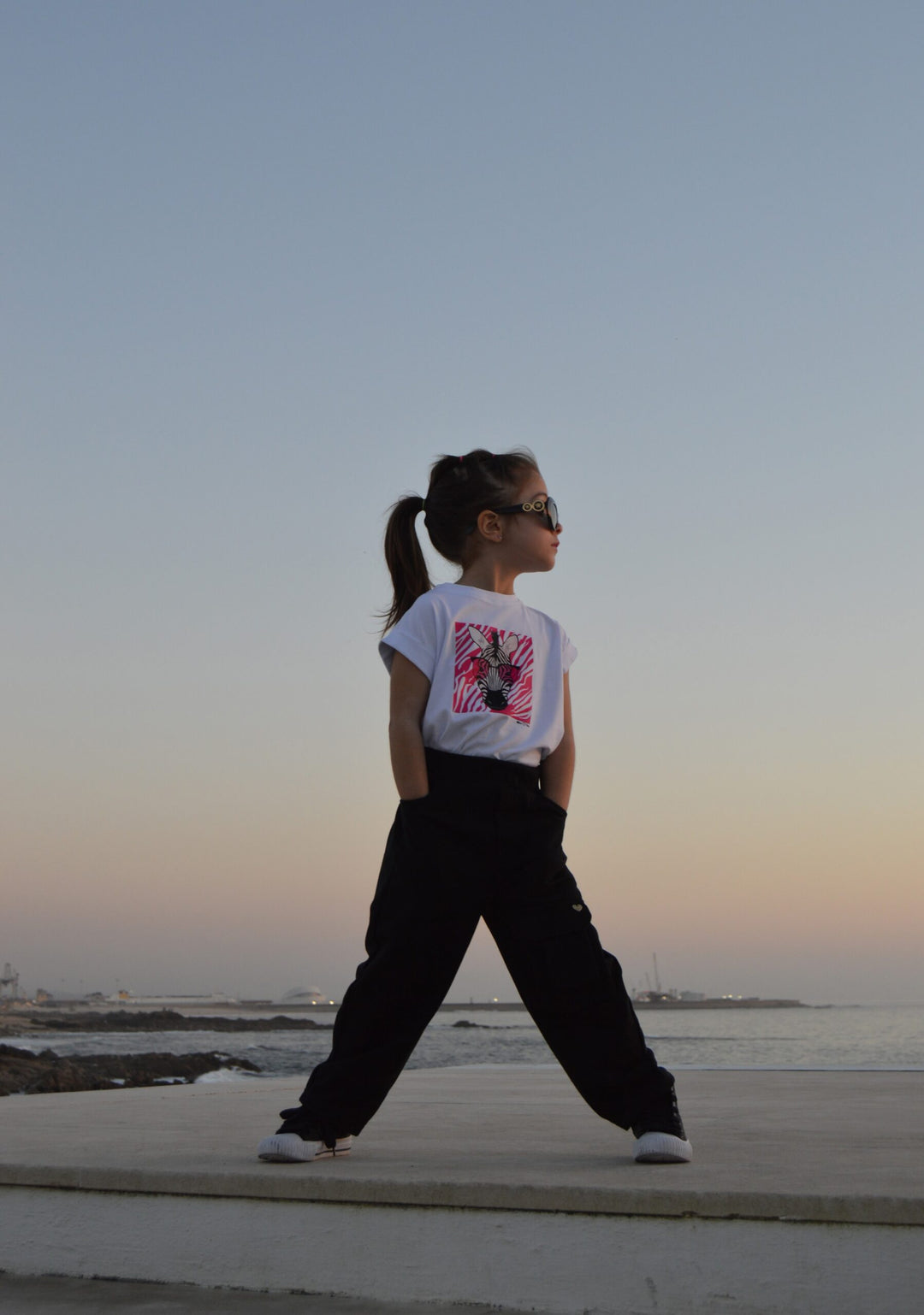 CALÇA PRETA CARGO MISS YOU KIDS