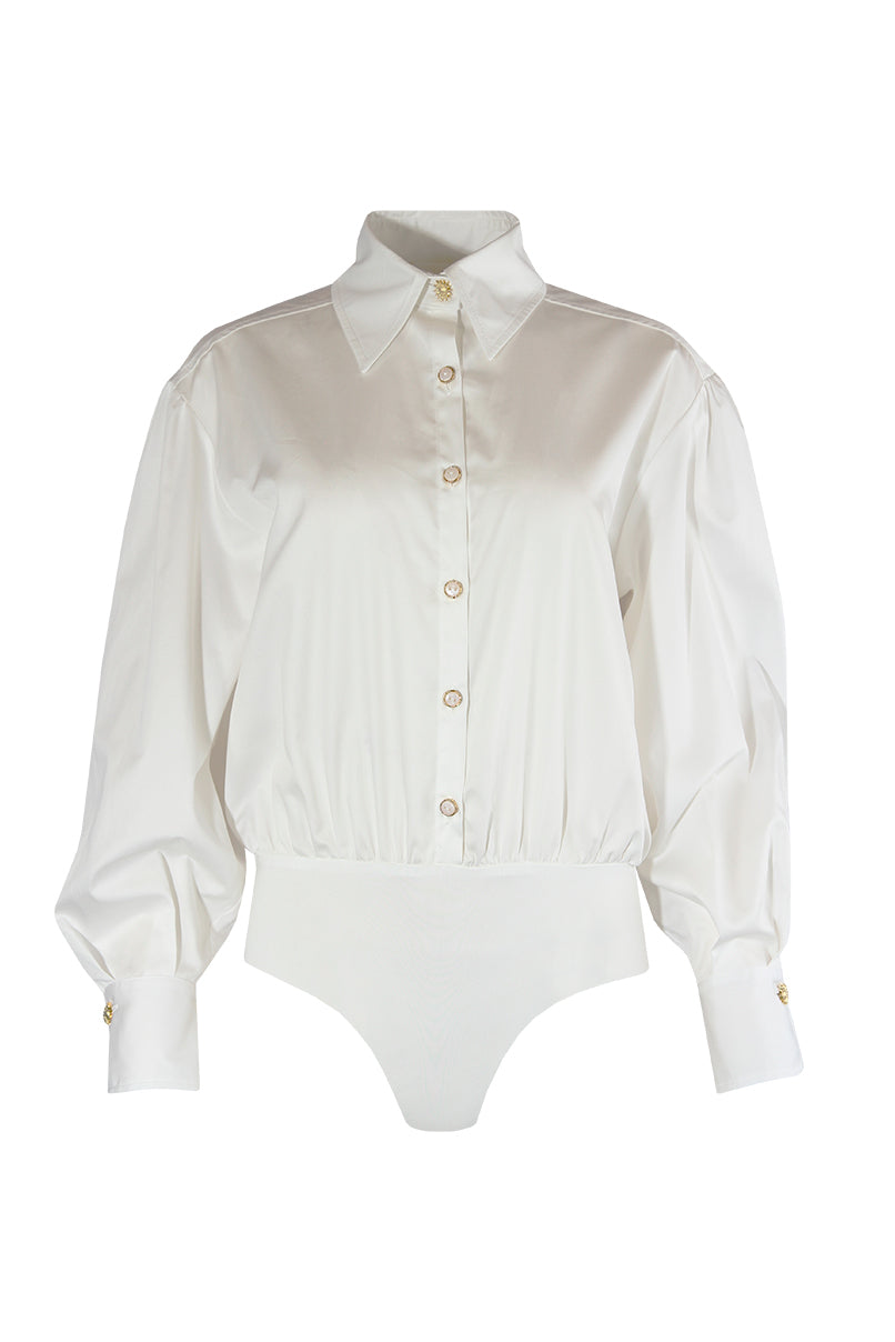 BODY BRANCO MANGA COMPRIDA SAHOCO