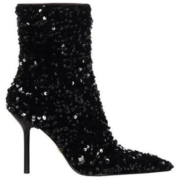 BOTINS DE LANTEJOULAS PRETAS RINASCIMENTO