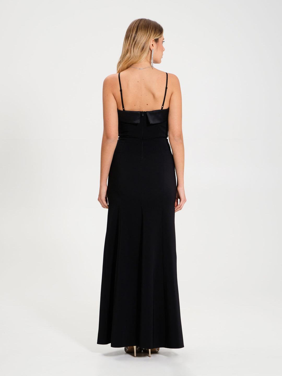 VESTIDO SMOKING SEREIA PRETO RINASCIMENTO
