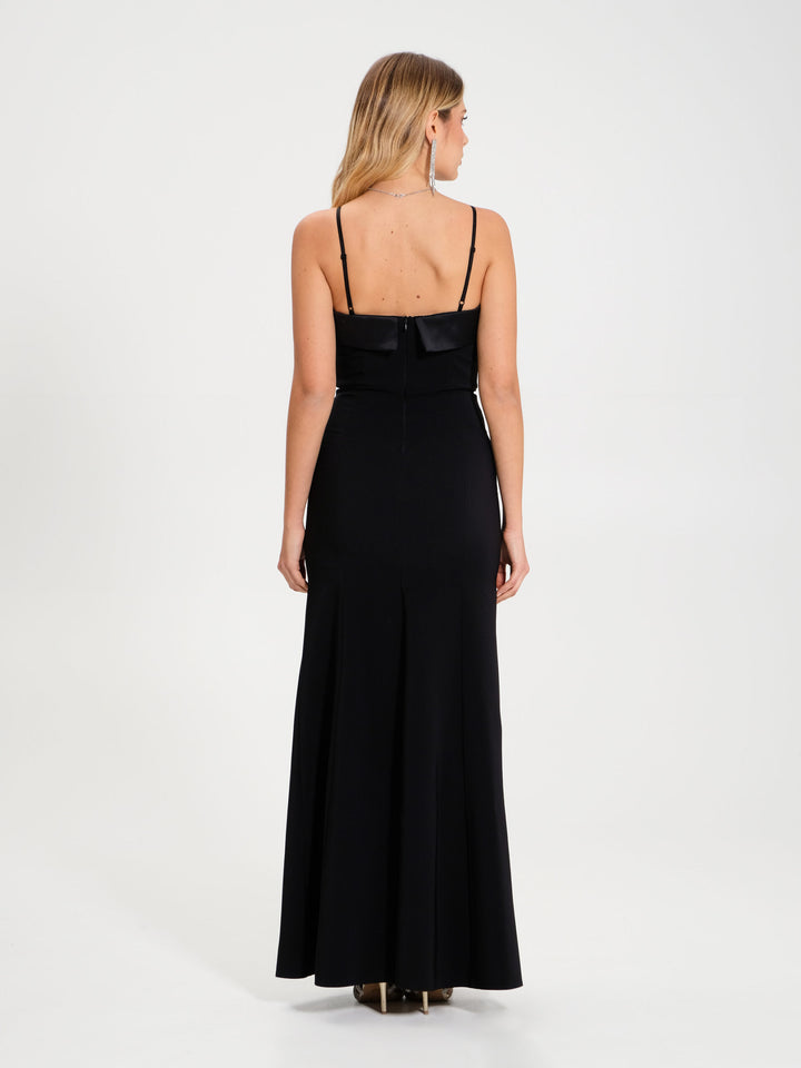 VESTIDO SMOKING SEREIA PRETO RINASCIMENTO