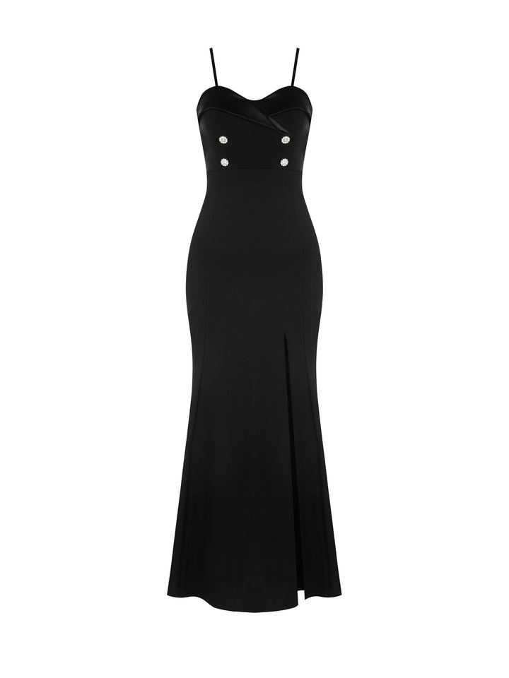 VESTIDO SMOKING SEREIA PRETO RINASCIMENTO