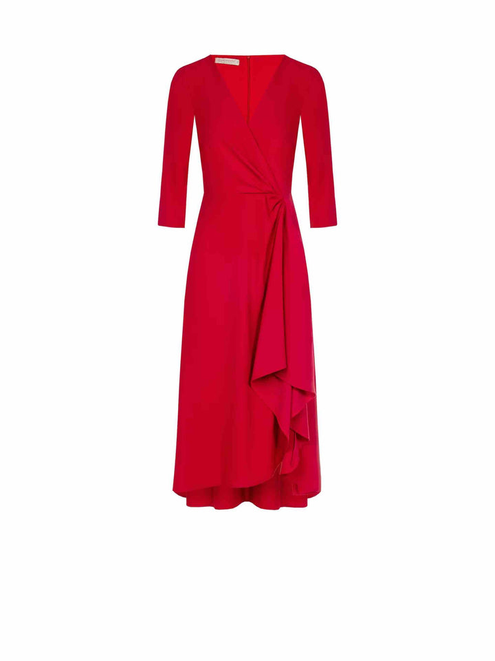VESTIDO ROSA DRAPEADO RINASCIMENTO