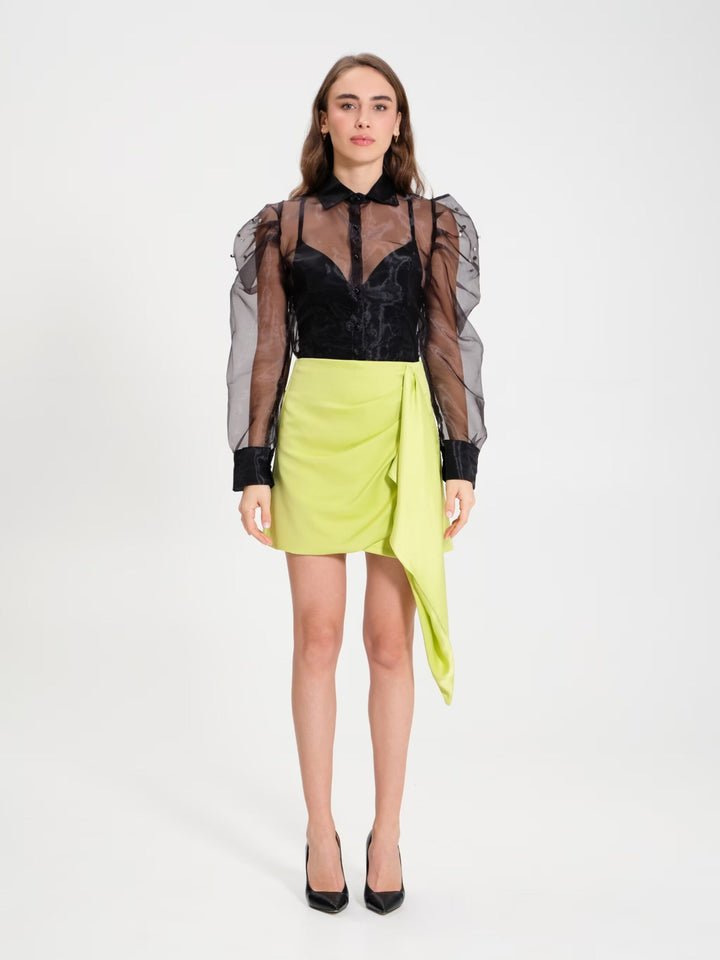 CAMISA ORGANZA COM BRILHO RINASCIMENTO