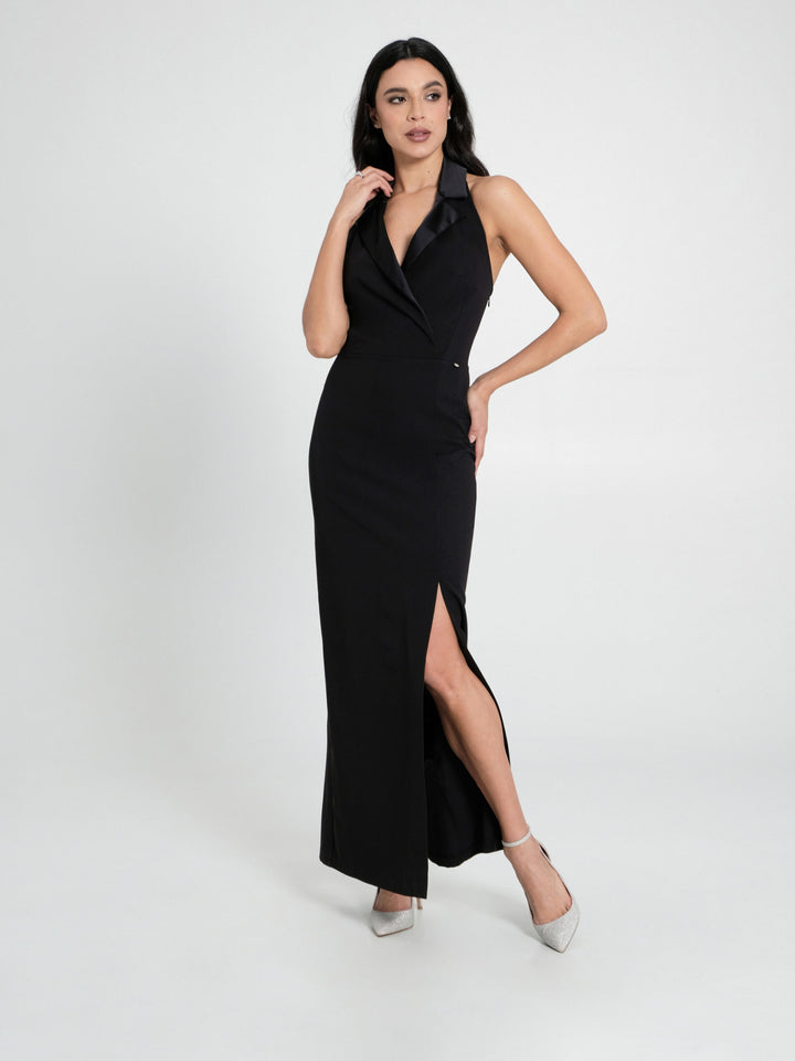 VESTIDO SMOKING PRETO RINASCIMENTO