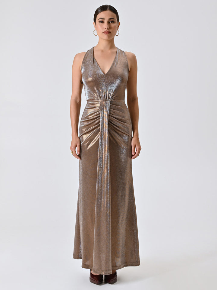 VESTIDO LONGO LUREX RINASCIMENTO