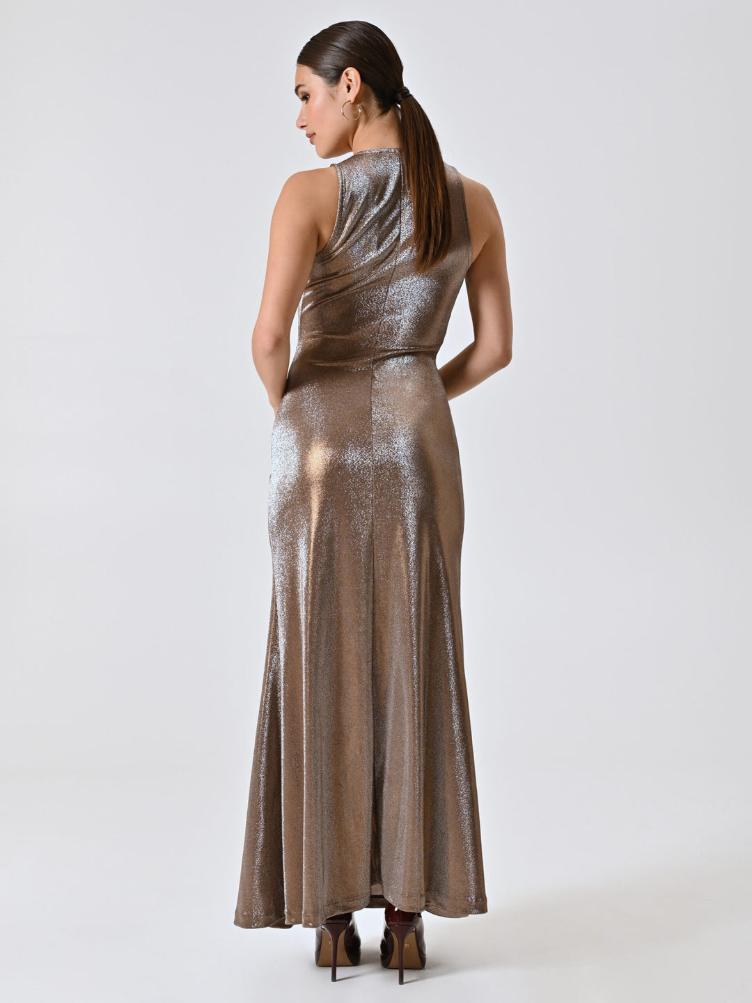 VESTIDO LONGO LUREX RINASCIMENTO