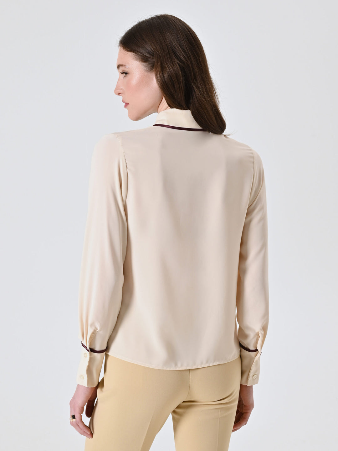 CAMISA COM VIVO BORGONHA RINASCIMENTO
