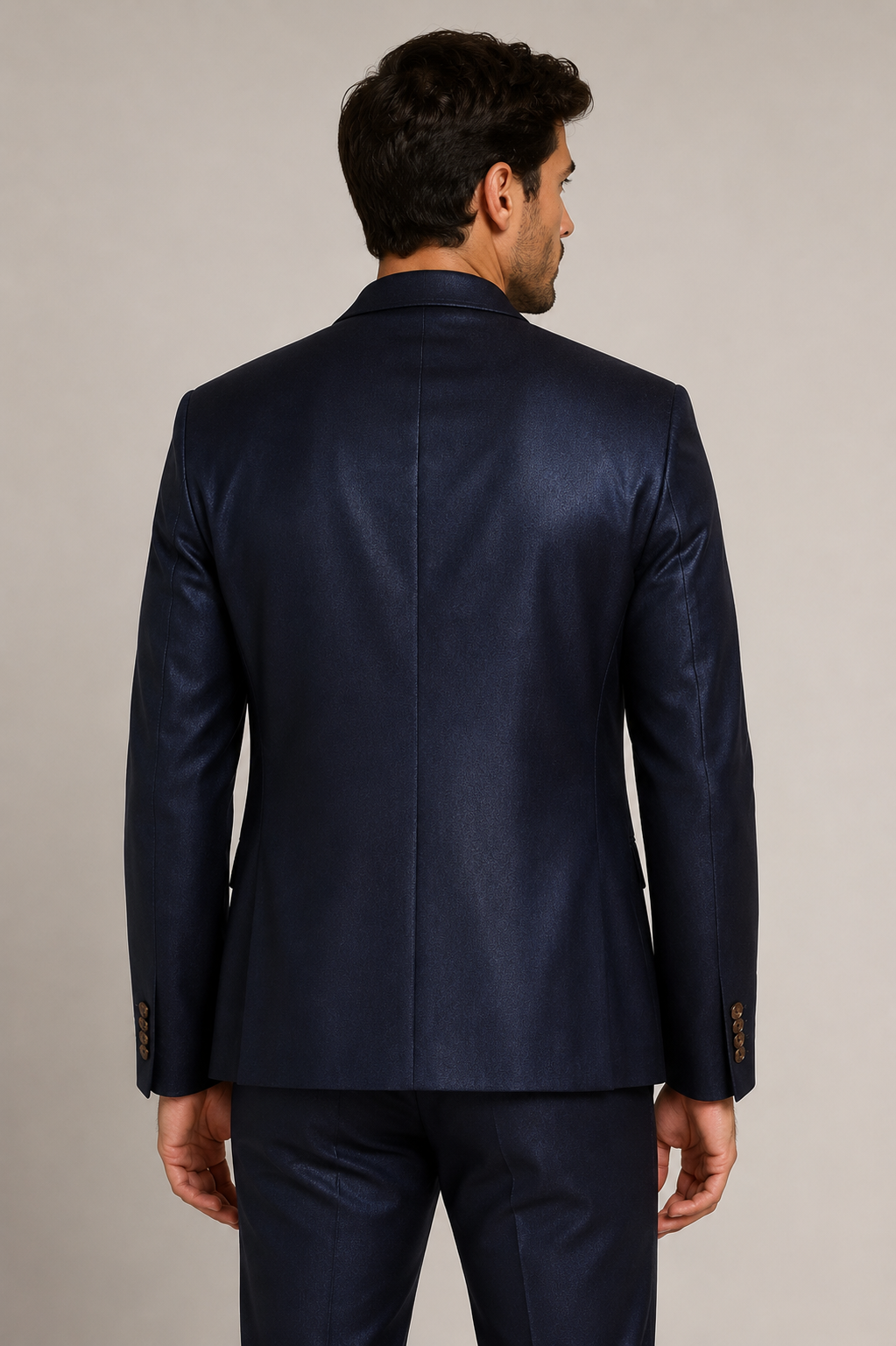 BLAZER AZUL MARINHO PONTO CHIC
