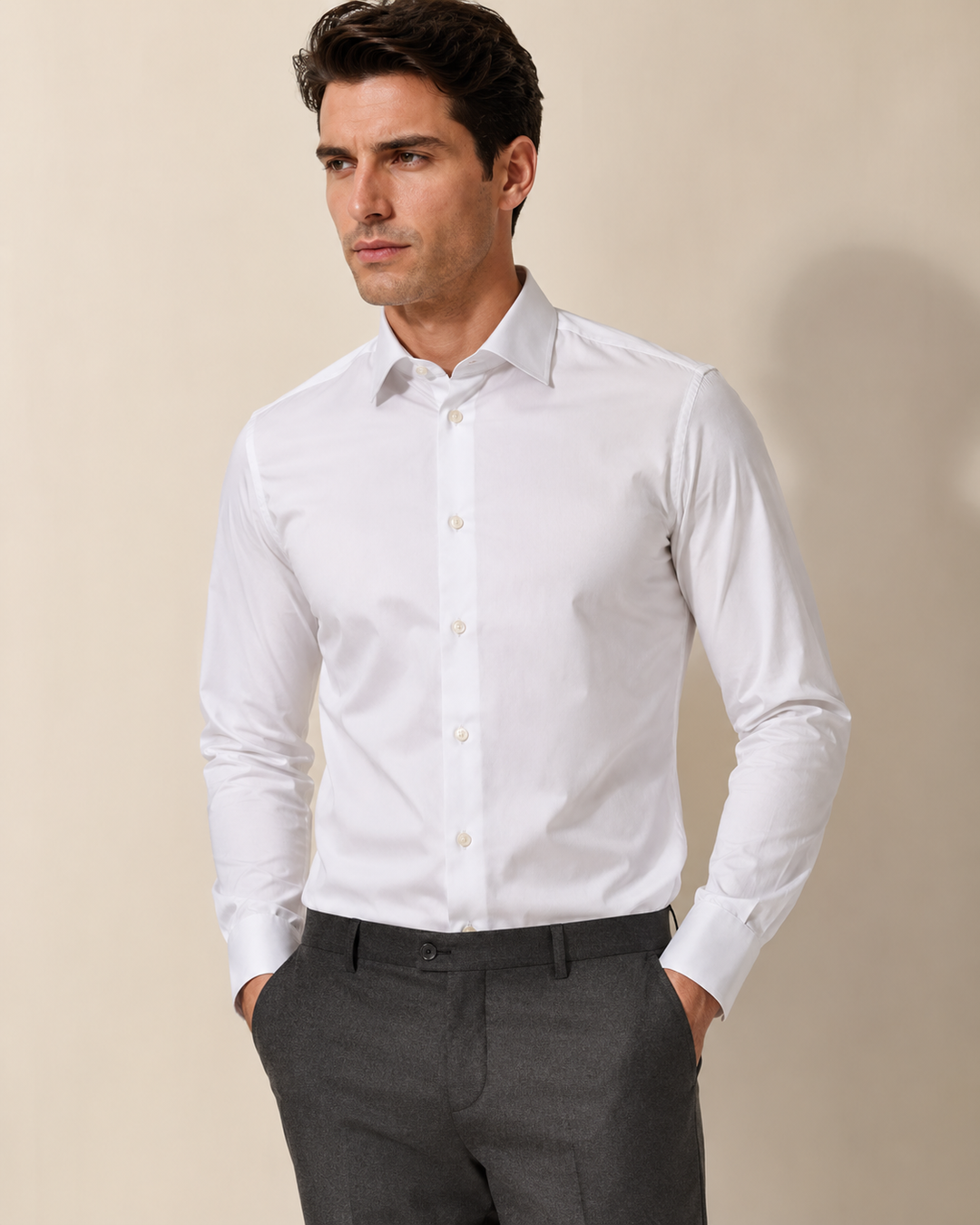 CAMISA BRANCA REGULAR FIT JOVITS