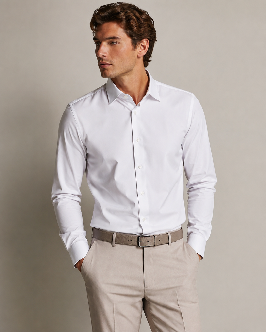 CAMISA BRANCA SLIM FIT DONATO