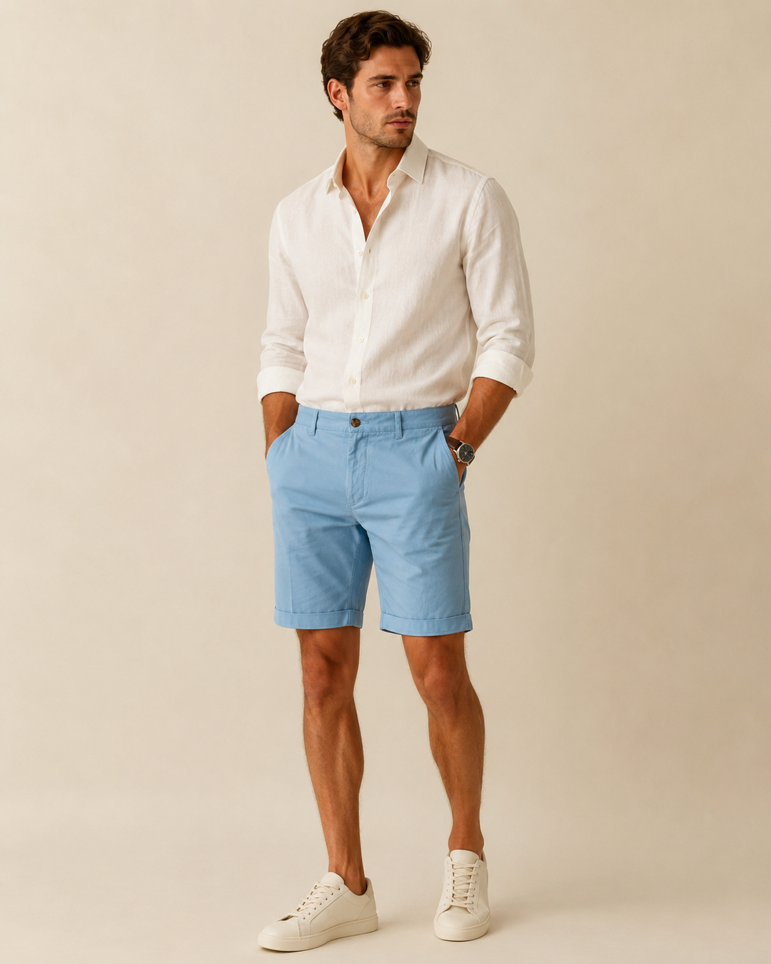 CALÇÕES AZUL-CLARO SKINNY FIT JOVIT’S
