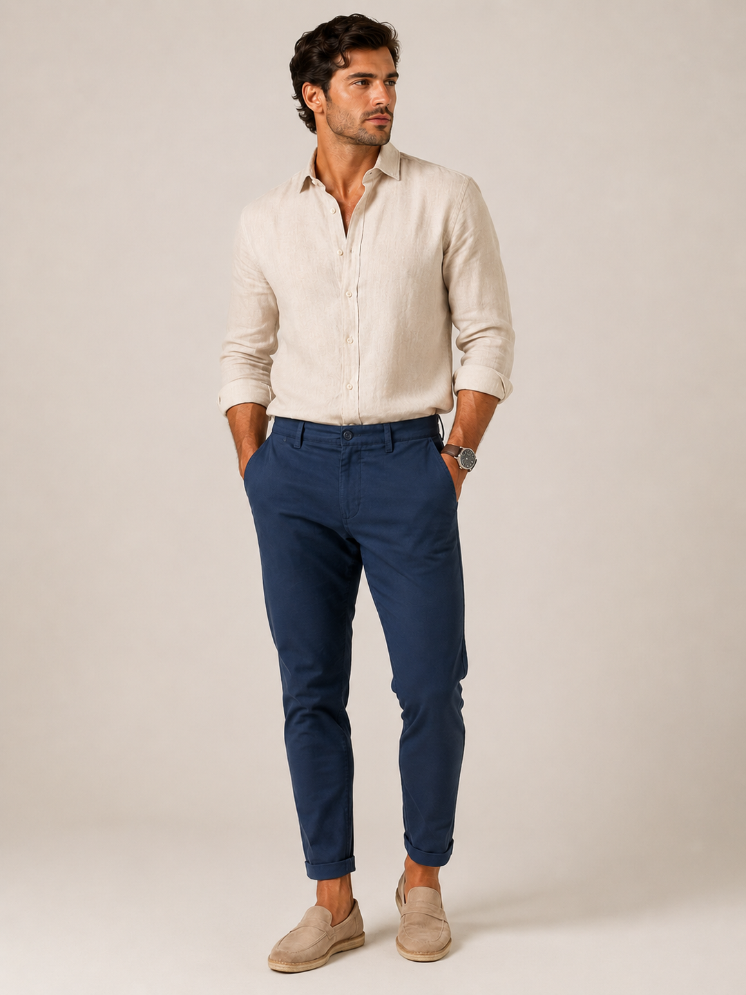 CALÇA CHINO AZUL MARINHO JOVIT’S