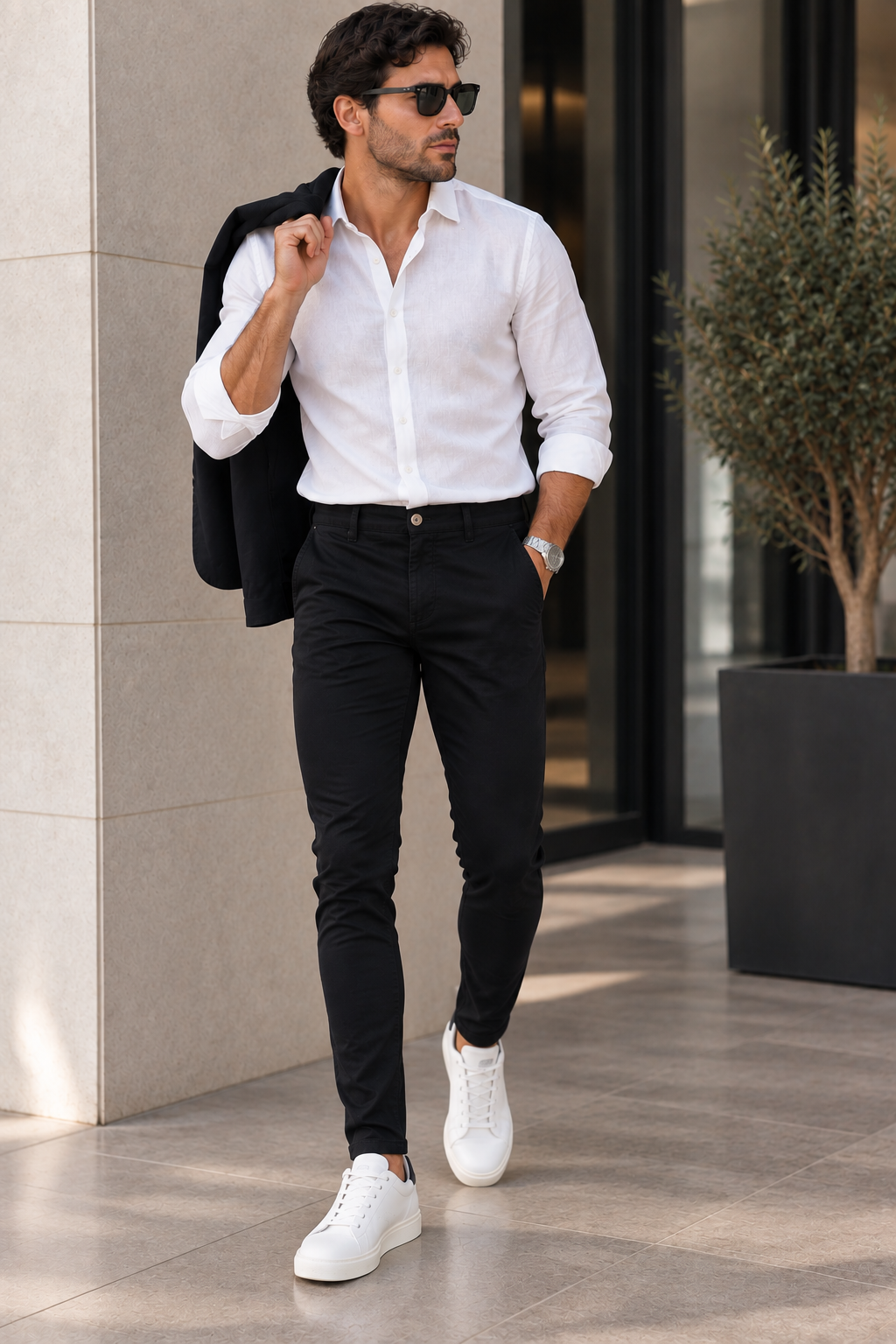 CALÇAS SKINNY FIT PRETAS JOVITS